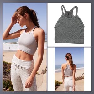 NWOT Free People Happiness Runs Crop M/L